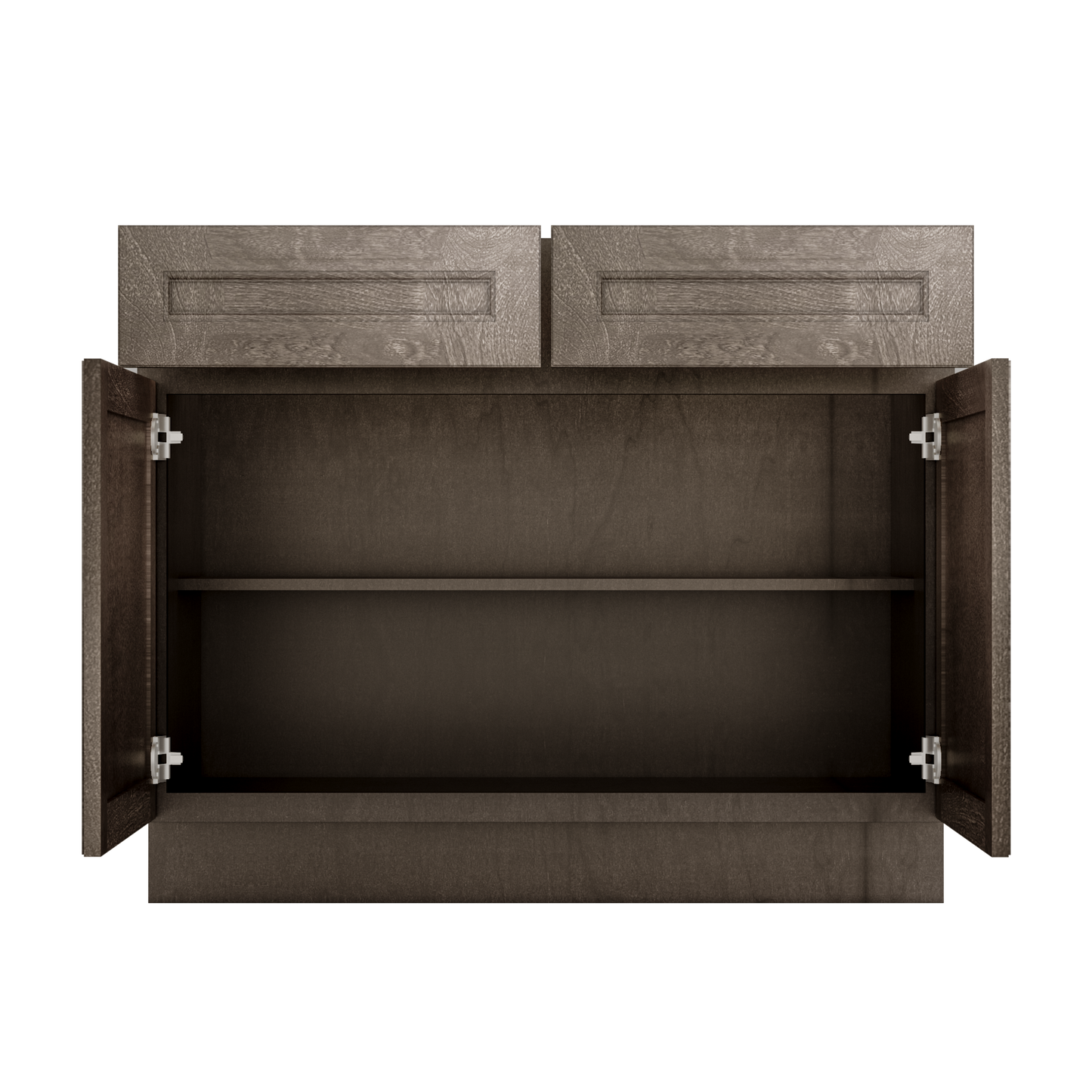 Base Kitchen Cabinet B42 Milan Slate 42 in. width 34.5 in. height 24 in. depth - Kitchen Cabinets