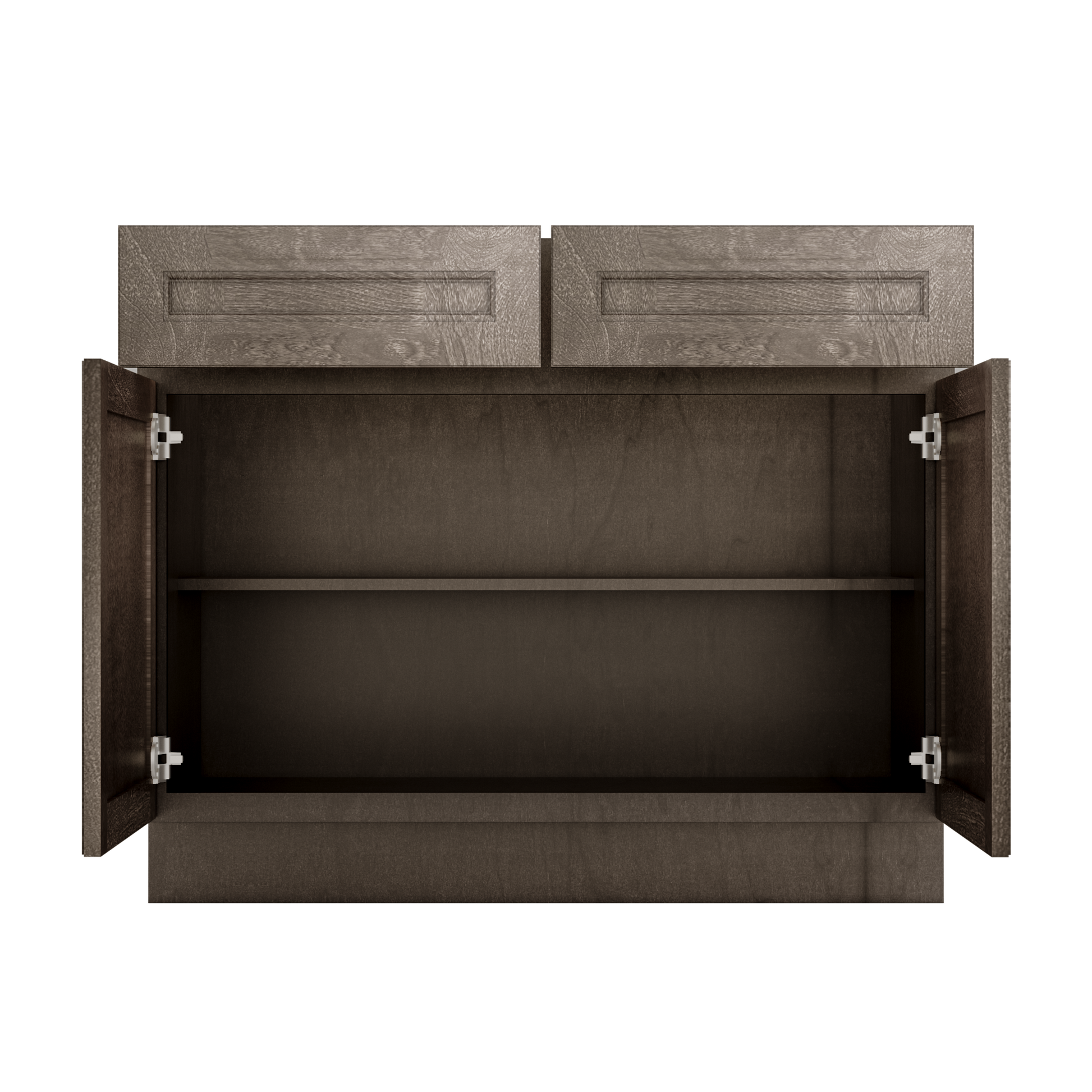 Base Kitchen Cabinet B42 Milan Slate 42 in. width 34.5 in. height 24 in. depth - Kitchen Cabinets