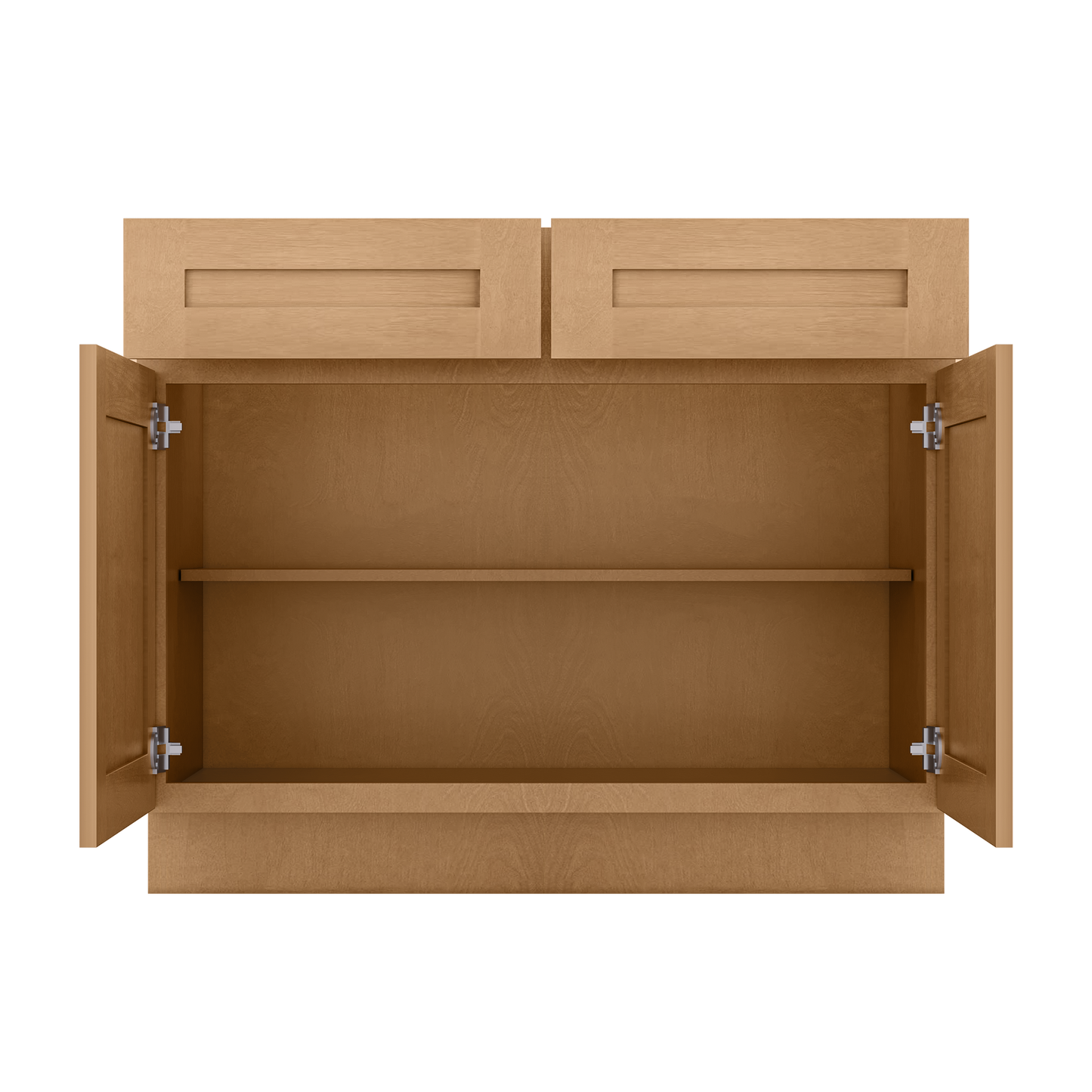 Base Kitchen Cabinet B42 Shaker Toffe 42 in. width 34.5 in. height 24 in. depth - Kitchen Cabinets