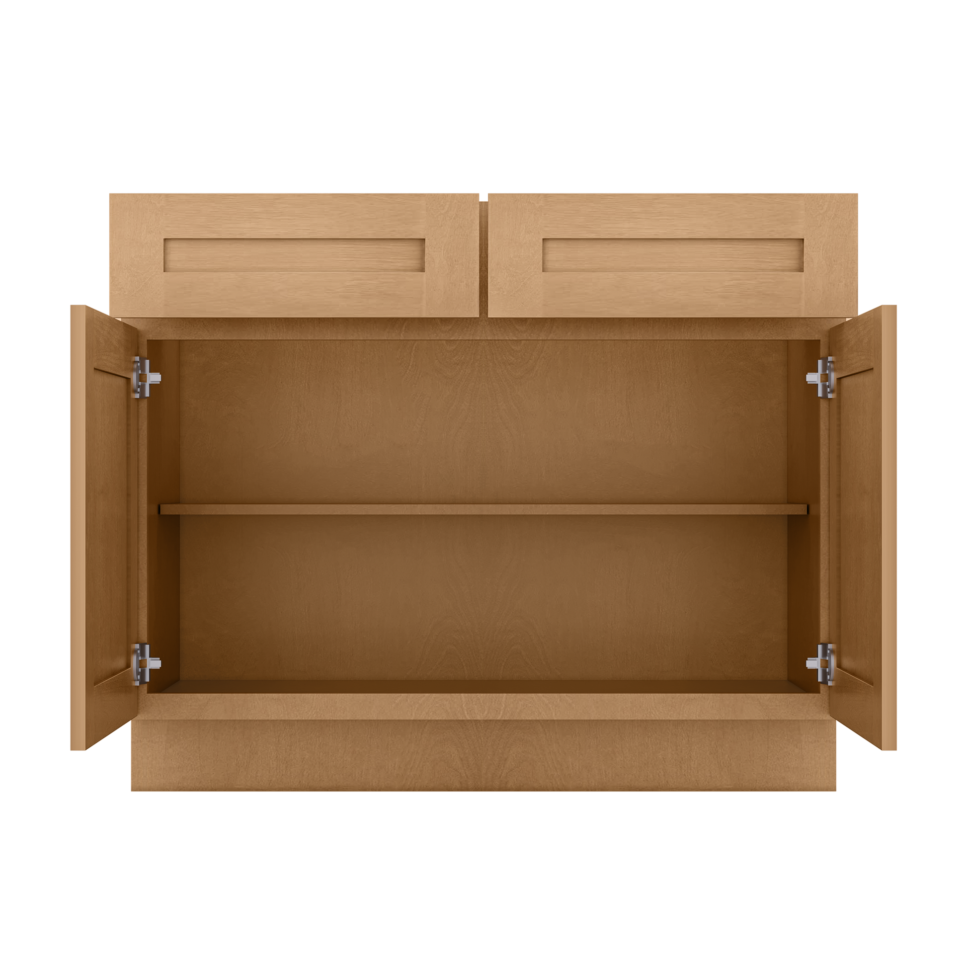 Base Kitchen Cabinet B42 Shaker Toffe 42 in. width 34.5 in. height 24 in. depth - Kitchen Cabinets