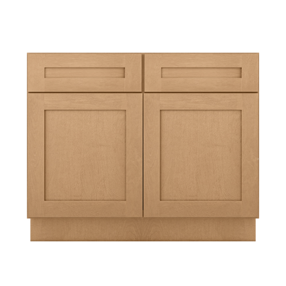 Base Kitchen Cabinet B42 Shaker Toffe 42 in. width 34.5 in. height 24 in. depth - Kitchen Cabinets