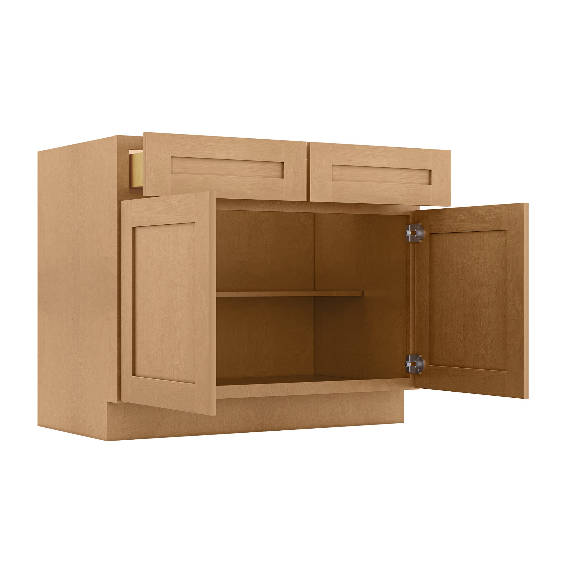 Base Kitchen Cabinet B42 Shaker Toffe 42 in. width 34.5 in. height 24 in. depth - Kitchen Cabinets