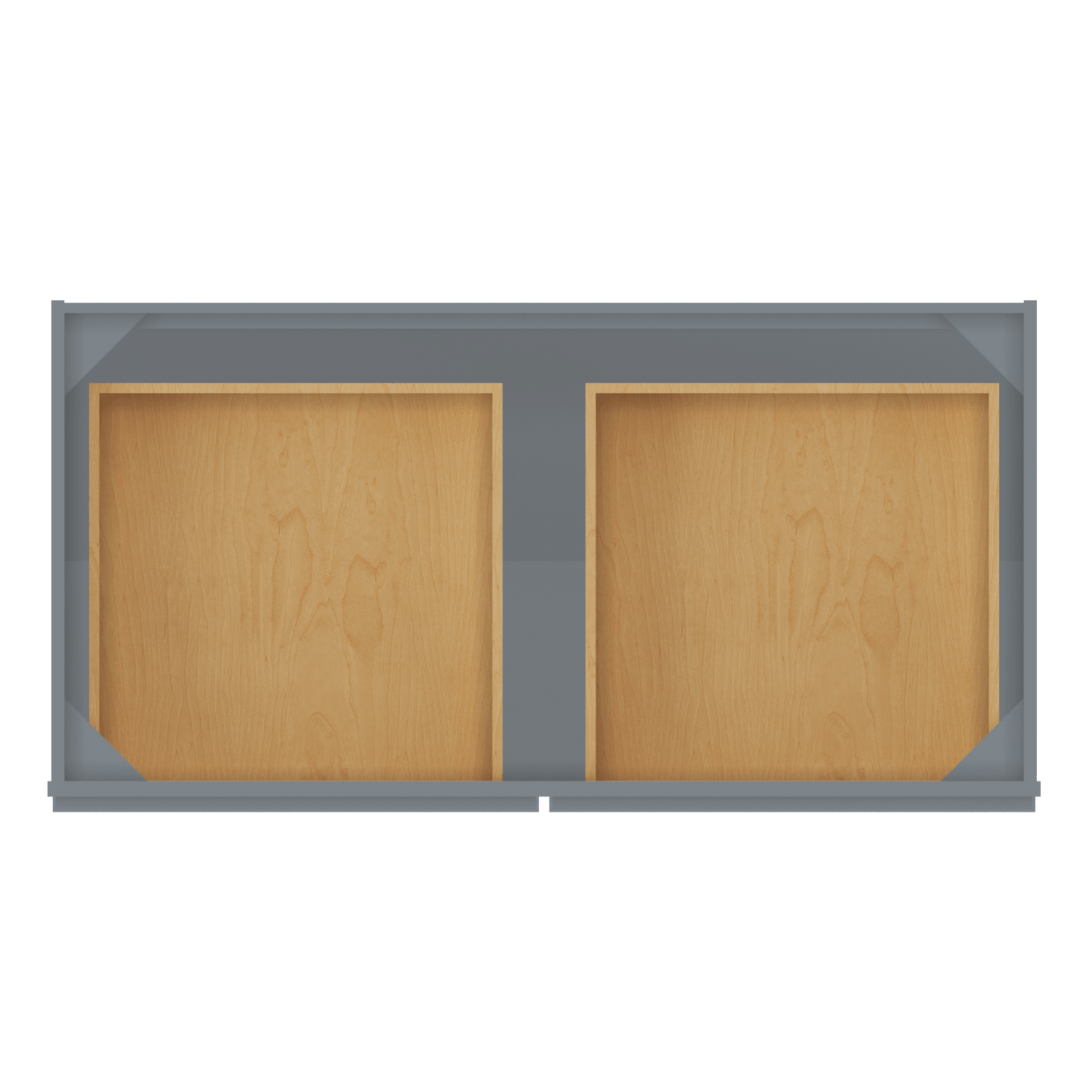 Base Kitchen Cabinet B48 Colonial Gray LessCare 48 in. width 34.5 in. height 24 in. depth - Kitchen Cabinets