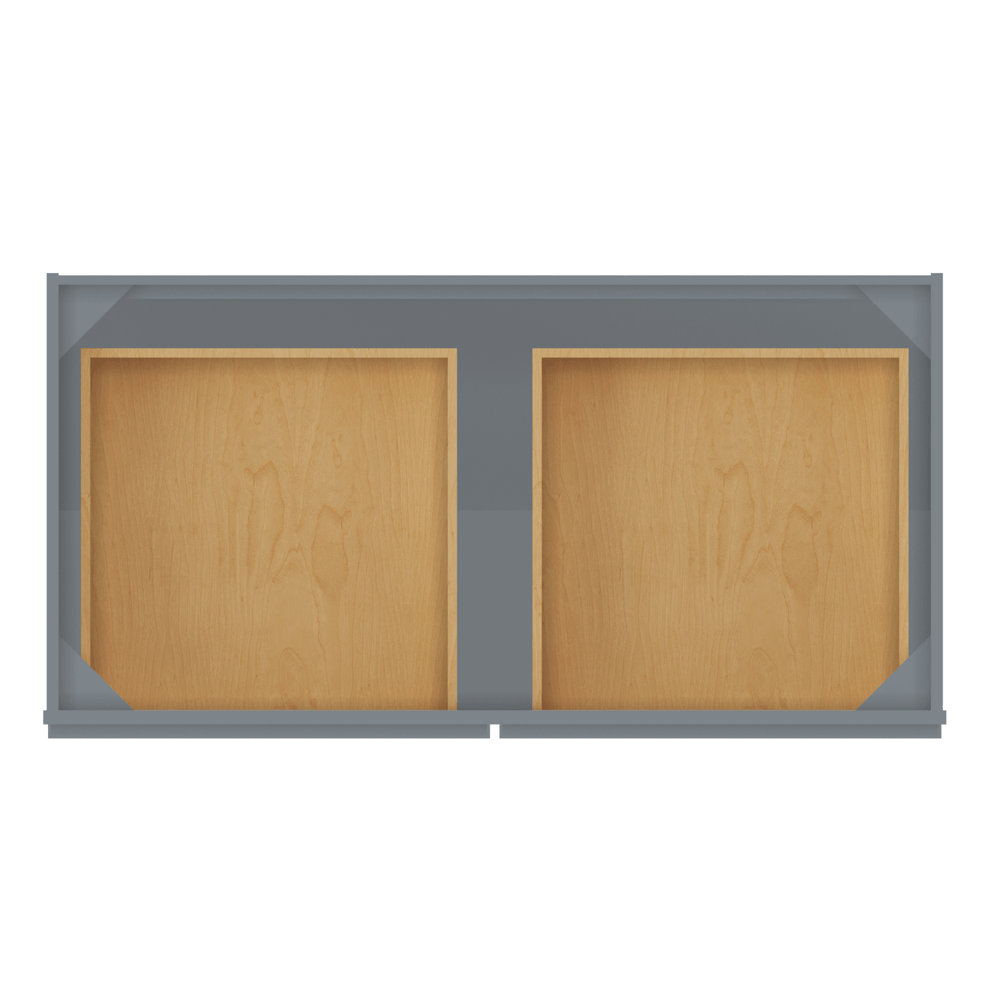 Base Kitchen Cabinet B48 Colonial Gray LessCare 48 in. width 34.5 in. height 24 in. depth - Kitchen Cabinets