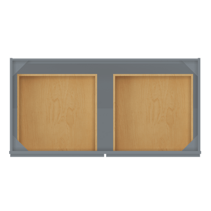 Base Kitchen Cabinet B48 Colonial Gray LessCare 48 in. width 34.5 in. height 24 in. depth - Kitchen Cabinets