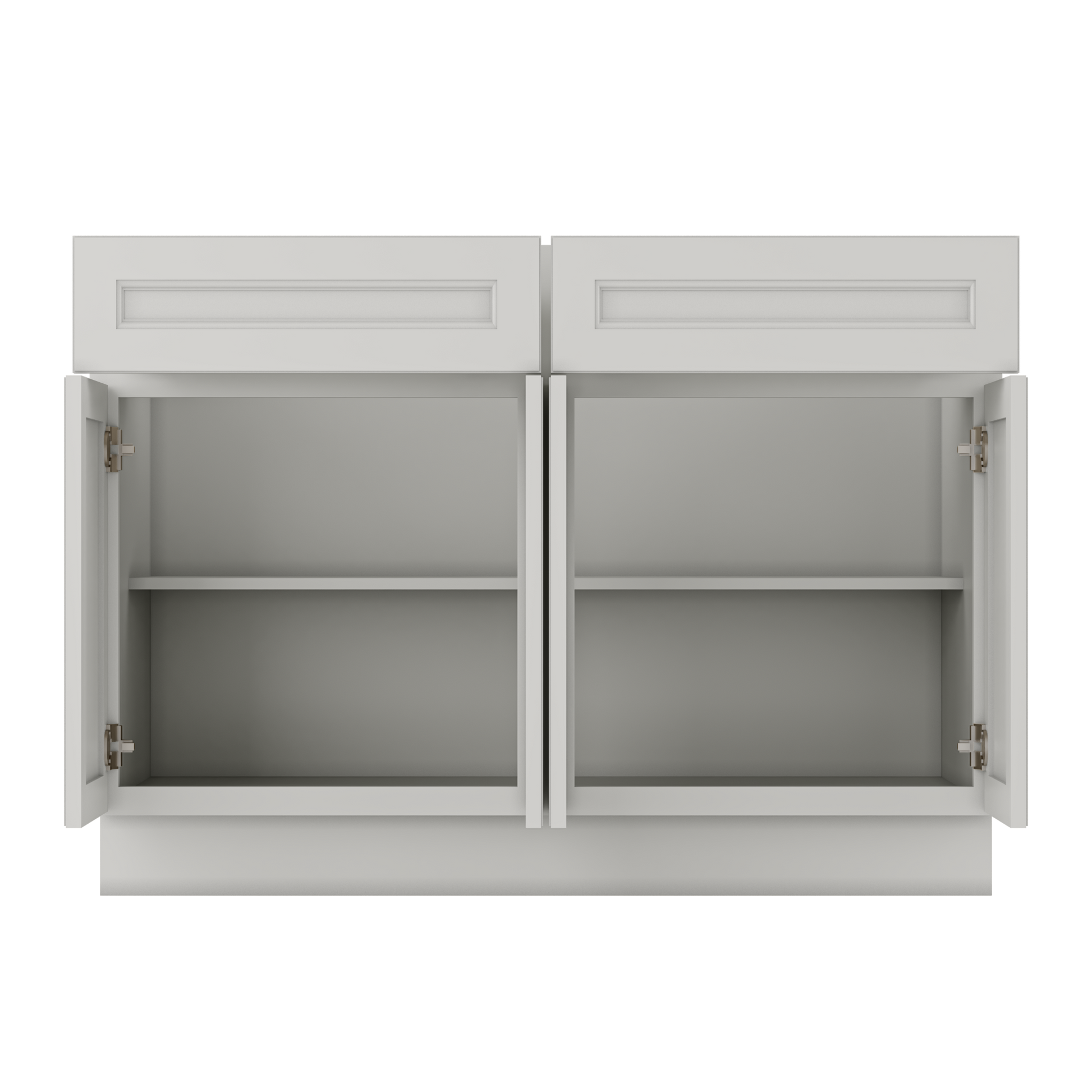 Base Kitchen Cabinet B48 Milan Pearl 48 in. width 34.5 in. height 24 in. depth - Kitchen Cabinets