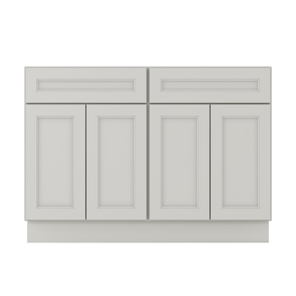Base Kitchen Cabinet B48 Milan Pearl 48 in. width 34.5 in. height 24 in. depth - Kitchen Cabinets