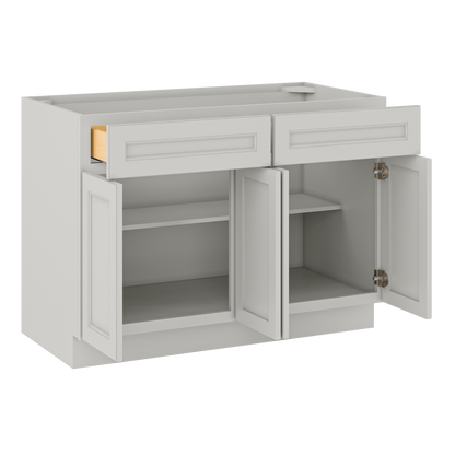 Base Kitchen Cabinet B48 Milan Pearl 48 in. width 34.5 in. height 24 in. depth - Kitchen Cabinets