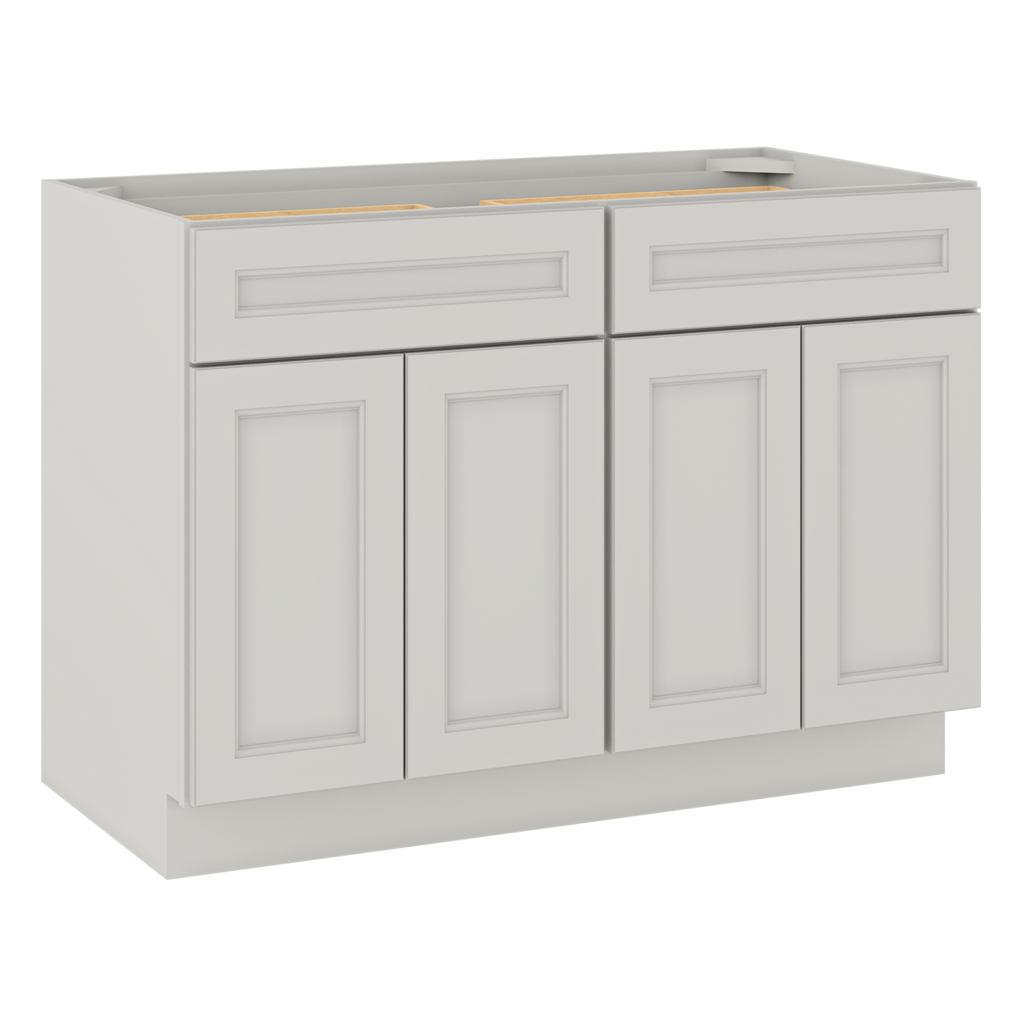 Base Kitchen Cabinet B48 Milan Pearl 48 in. width 34.5 in. height 24 in. depth - Kitchen Cabinets