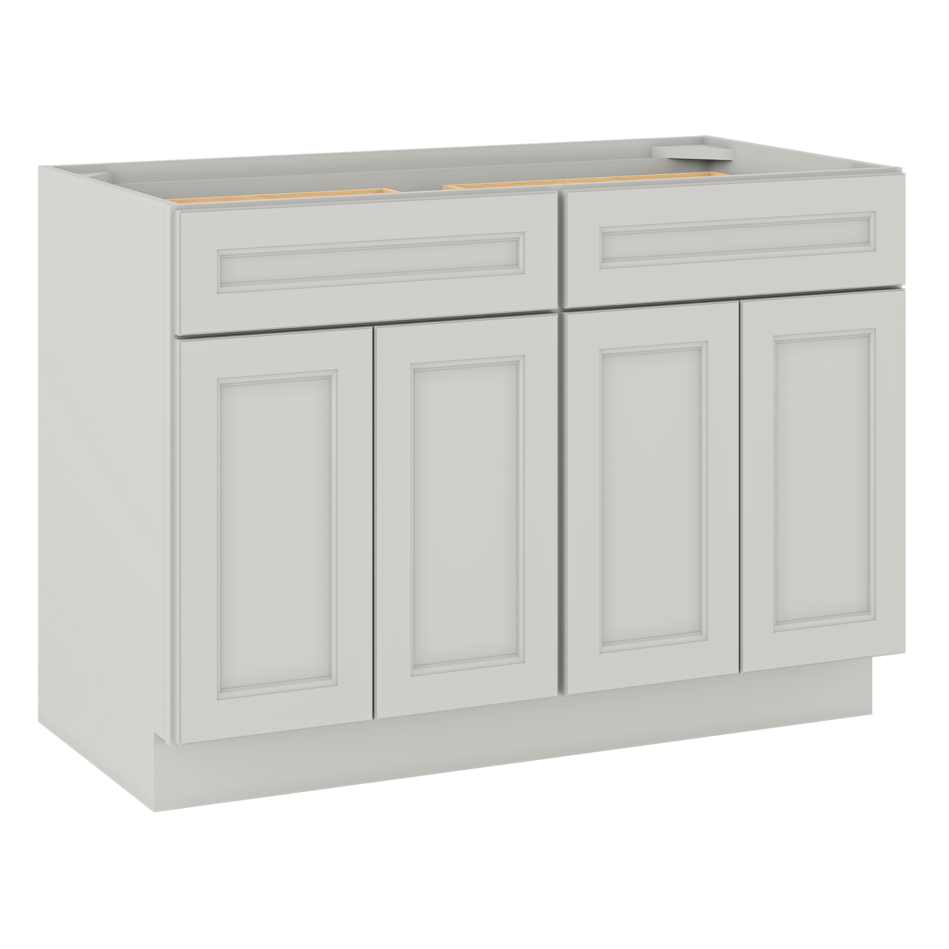 Base Kitchen Cabinet B48 Milan Pearl 48 in. width 34.5 in. height 24 in. depth - Kitchen Cabinets
