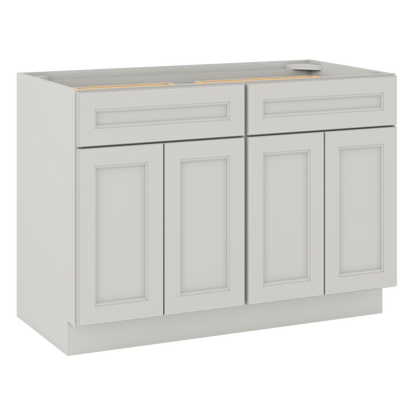 Base Kitchen Cabinet B48 Milan Pearl 48 in. width 34.5 in. height 24 in. depth - Kitchen Cabinets