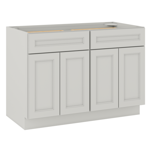 Base Kitchen Cabinet B48 Milan Pearl 48 in. width 34.5 in. height 24 in. depth - Kitchen Cabinets