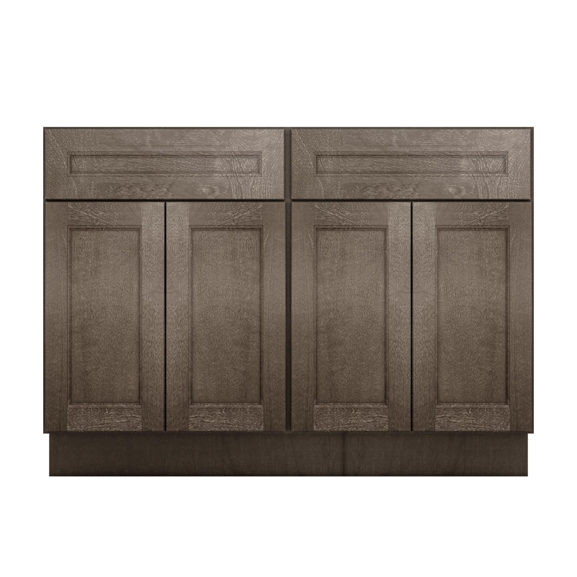 Base Kitchen Cabinet B48 Milan Slate 48 in. width 34.5 in. height 24 in. depth - Kitchen Cabinets
