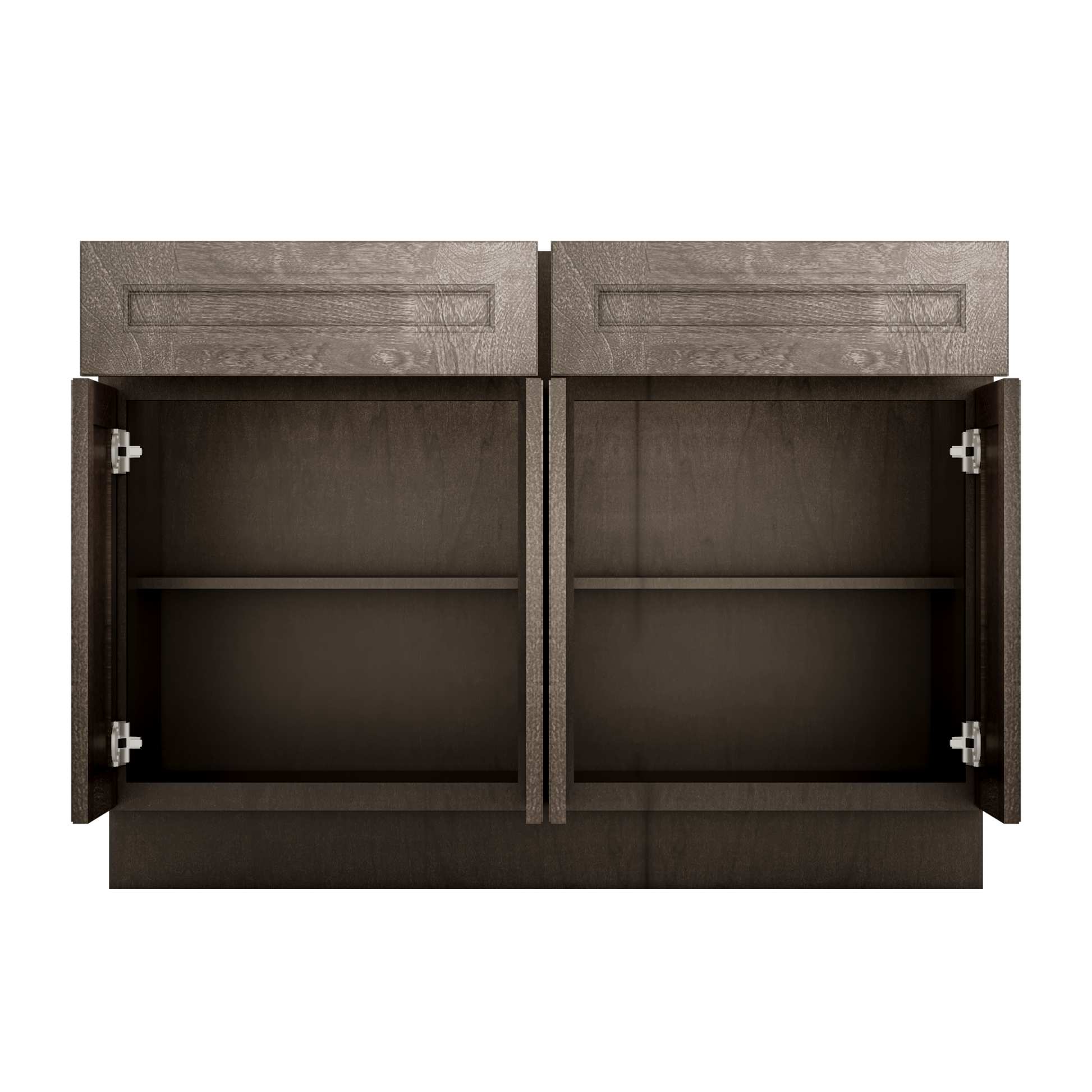 Base Kitchen Cabinet B48 Milan Slate 48 in. width 34.5 in. height 24 in. depth - Kitchen Cabinets