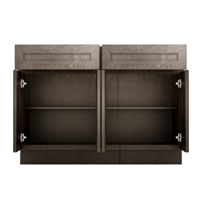 Base Kitchen Cabinet B48 Milan Slate 48 in. width 34.5 in. height 24 in. depth - Kitchen Cabinets