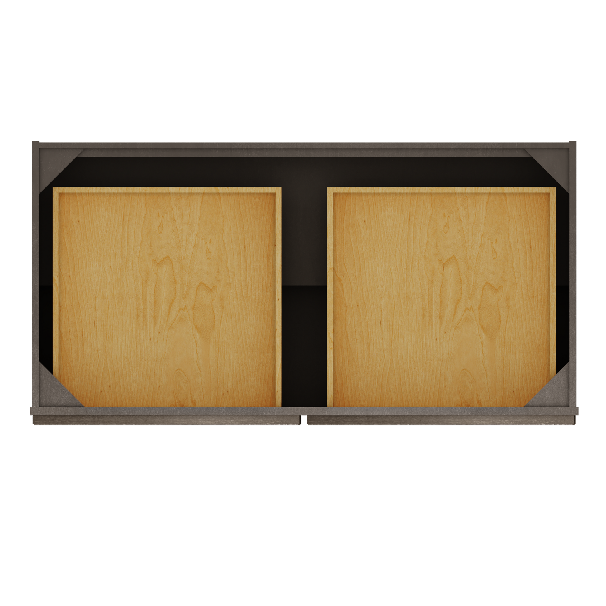 Base Kitchen Cabinet B48 Milan Slate 48 in. width 34.5 in. height 24 in. depth - Kitchen Cabinets
