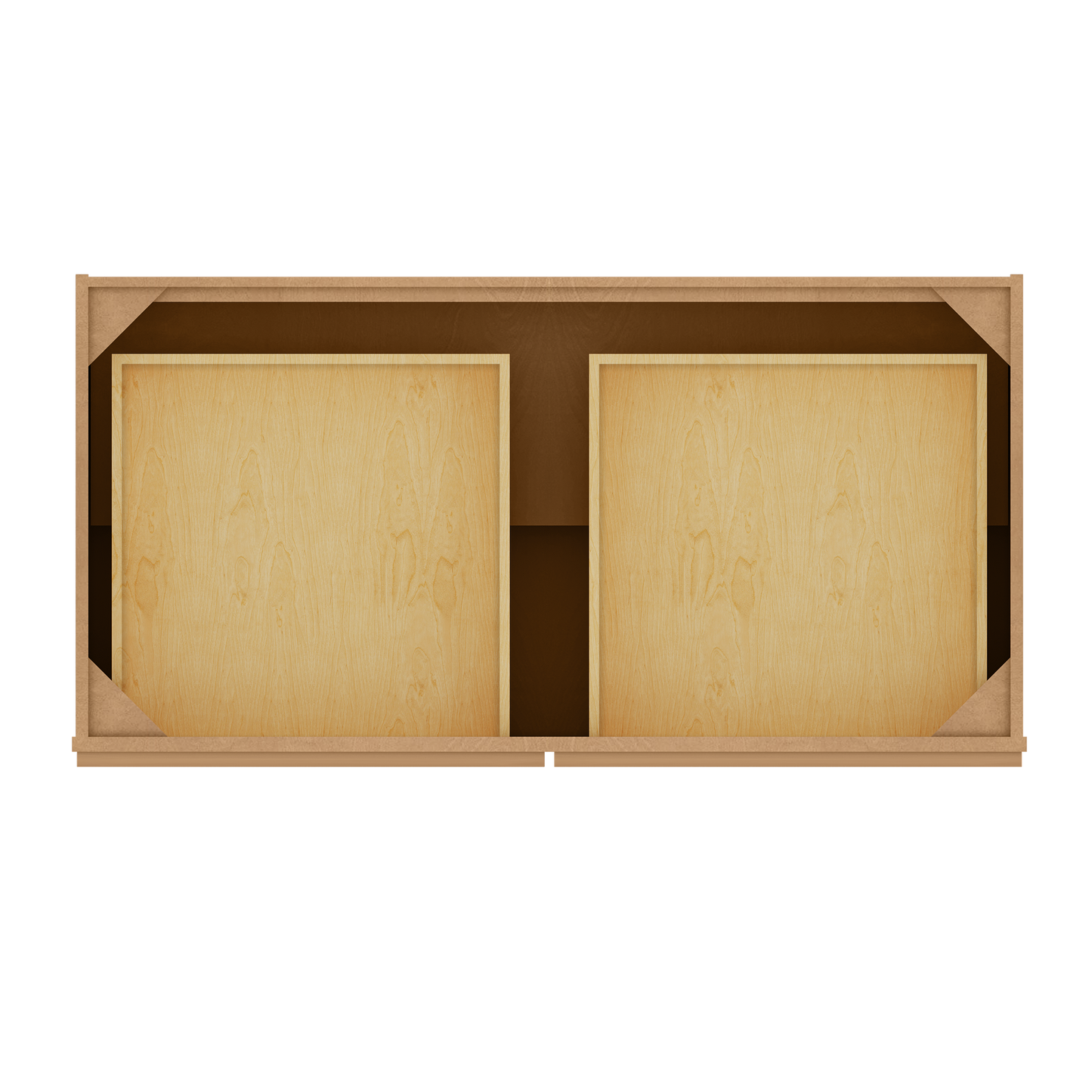 Base Kitchen Cabinet B48 Shaker Toffee 48 in. width 34.5 in. height 24 in. depth - Kitchen Cabinets