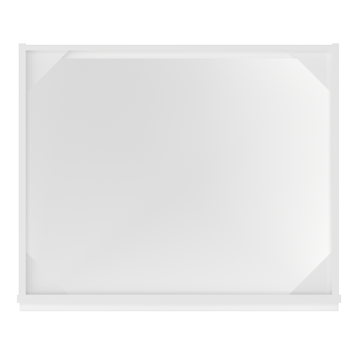 Base microwave cabinet with one drawer BMC30 Alpina White LessCare 30 in. width 34.5 in. height 24 in. depth - Kitchen