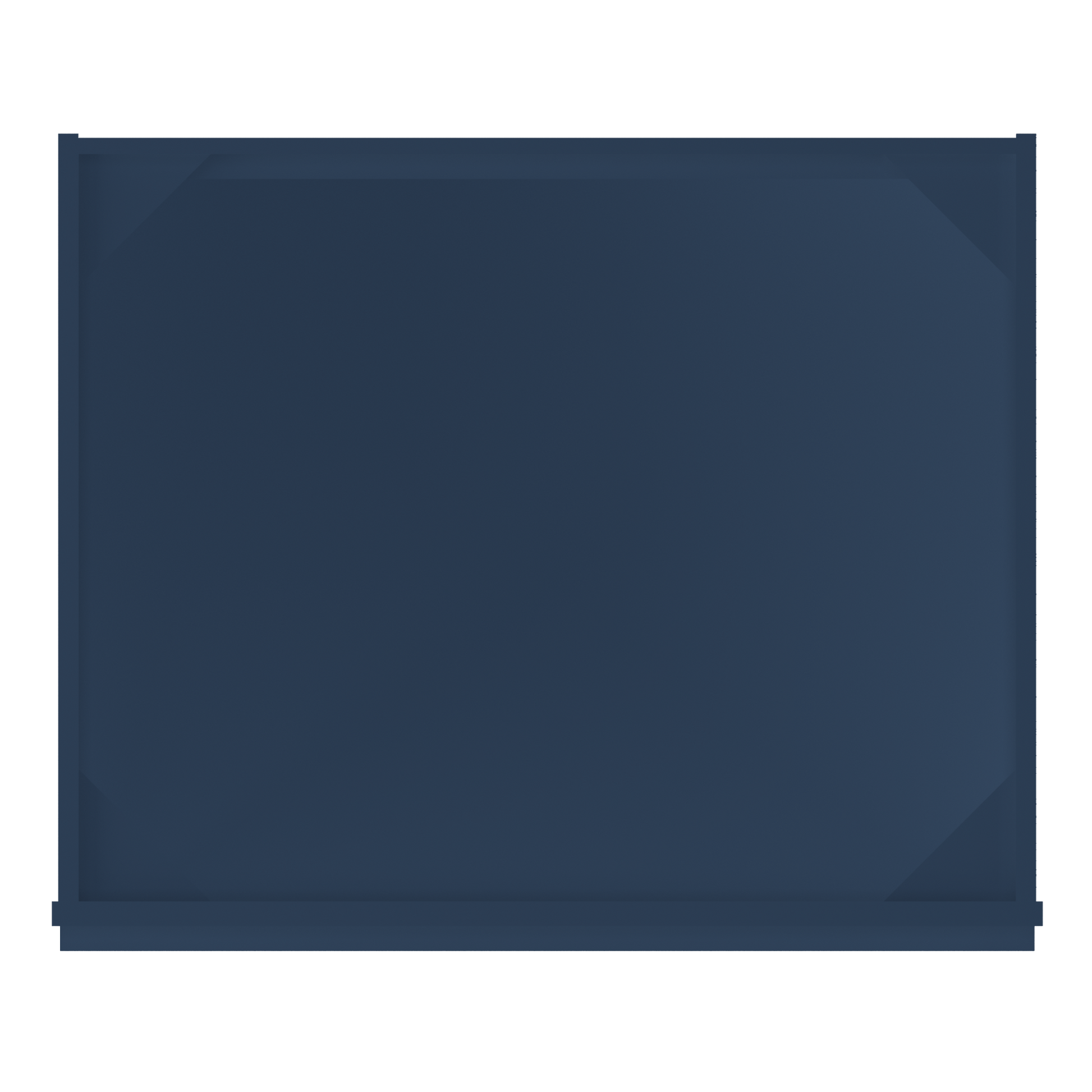 Base microwave cabinet with one drawer BMC30 Danbury Blue LessCare 30 in. width 34.5 in. height 24 in. depth - Kitchen