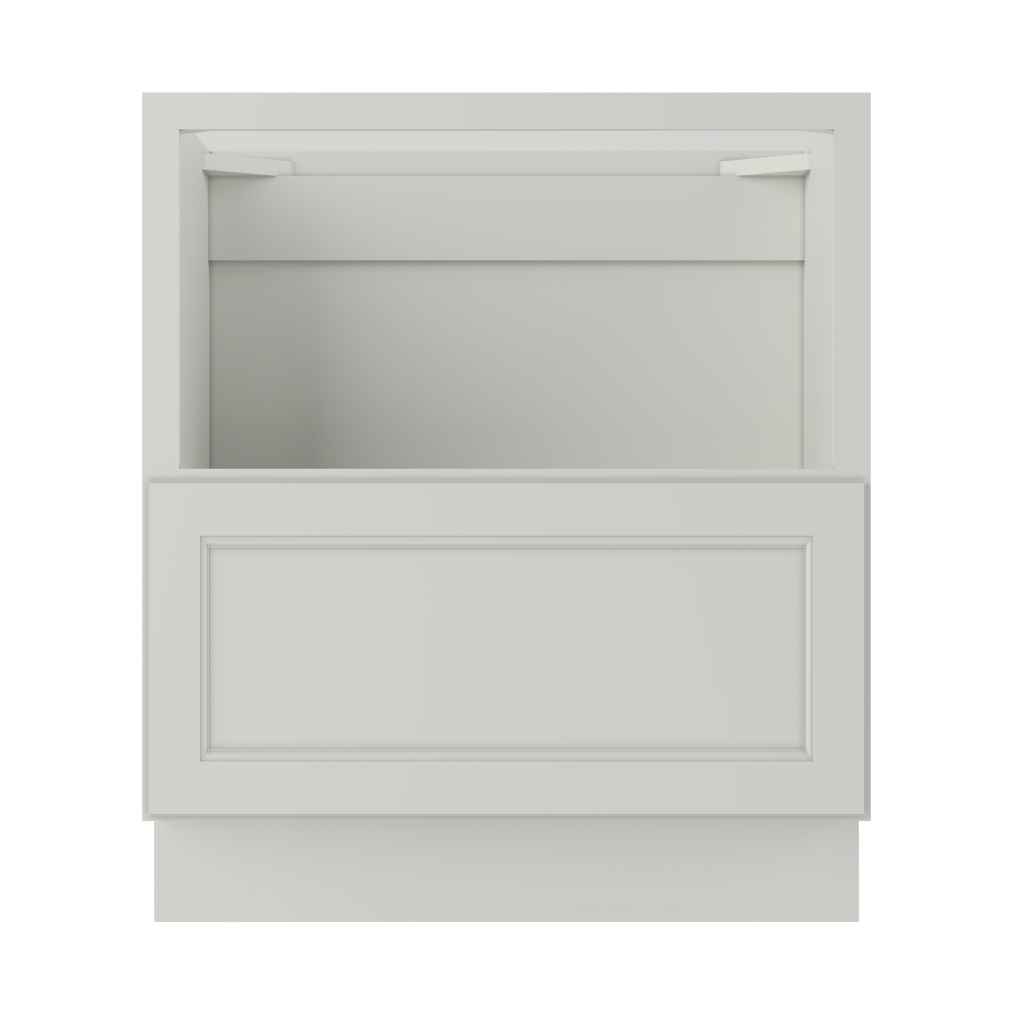 Base microwave cabinet with one drawer BMC30 Milan Pearl LessCare 30 in. width 34.5 in. height 24 in. depth - Kitchen