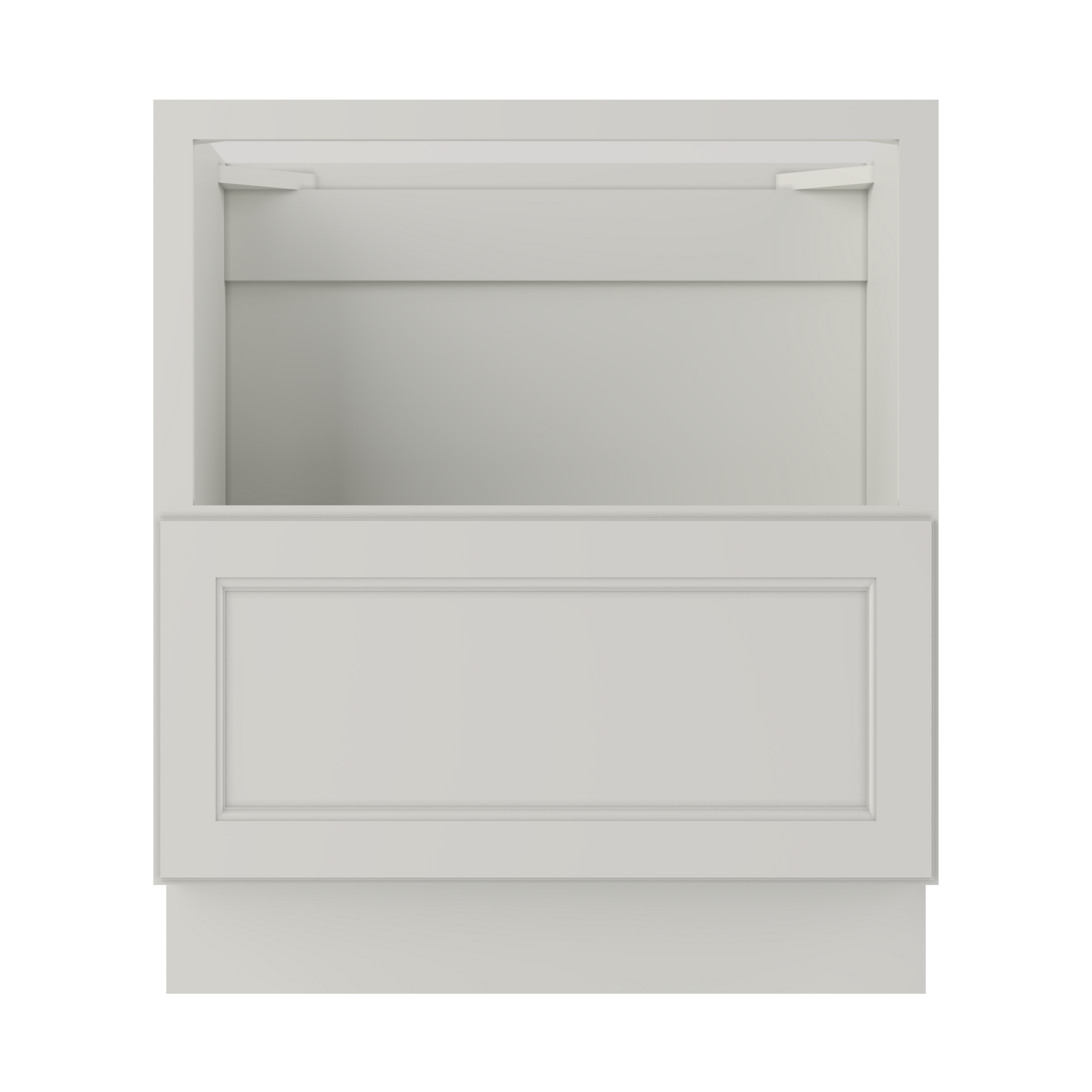 Base microwave cabinet with one drawer BMC30 Milan Pearl LessCare 30 in. width 34.5 in. height 24 in. depth - Kitchen