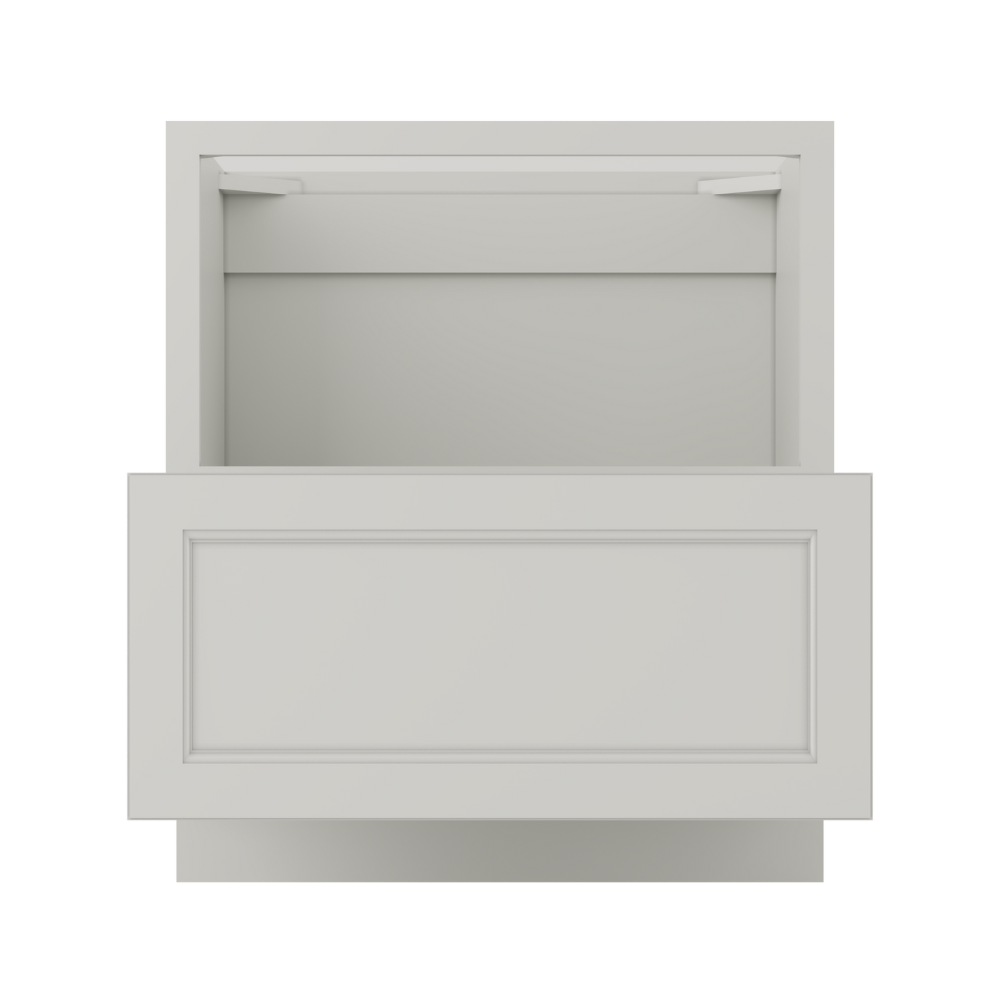 Base microwave cabinet with one drawer BMC30 Milan Pearl LessCare 30 in. width 34.5 in. height 24 in. depth - Kitchen