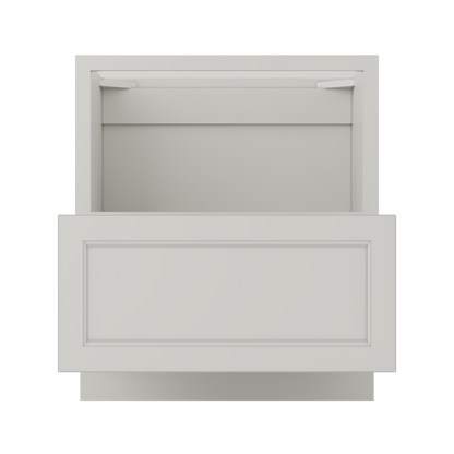 Base microwave cabinet with one drawer BMC30 Milan Pearl LessCare 30 in. width 34.5 in. height 24 in. depth - Kitchen