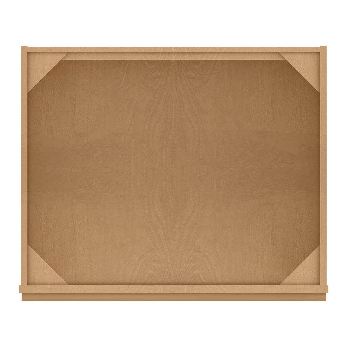 Base microwave cabinet with one drawer BMC30 Shaker Toffee LessCare 30 in. width 34.5 in. height 24 in. depth - Kitchen