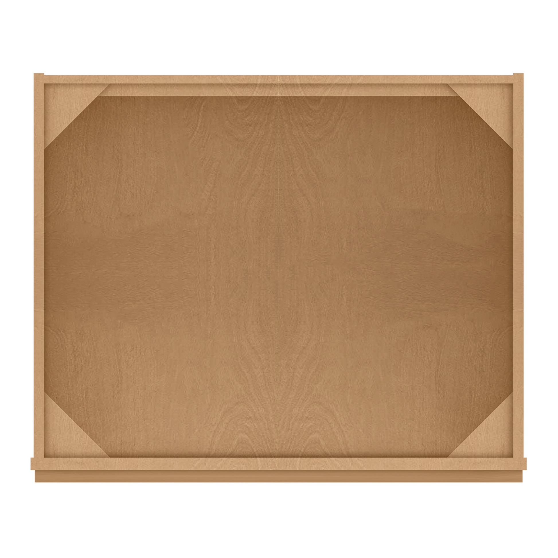 Base microwave cabinet with one drawer BMC30 Shaker Toffee LessCare 30 in. width 34.5 in. height 24 in. depth - Kitchen