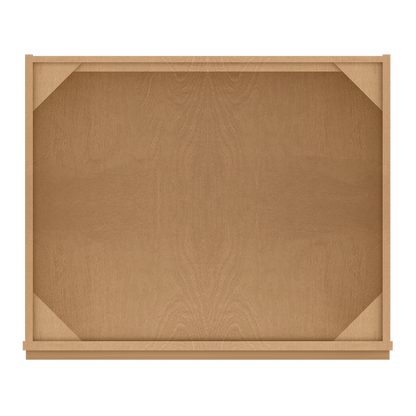 Base microwave cabinet with one drawer BMC30 Shaker Toffee LessCare 30 in. width 34.5 in. height 24 in. depth - Kitchen