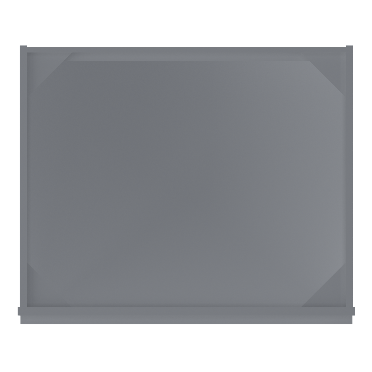 Base microwave cabinet with one drawer BMC30Colonial Gray LessCare 30 in. width 34.5 in. height 24 in. depth - Kitchen