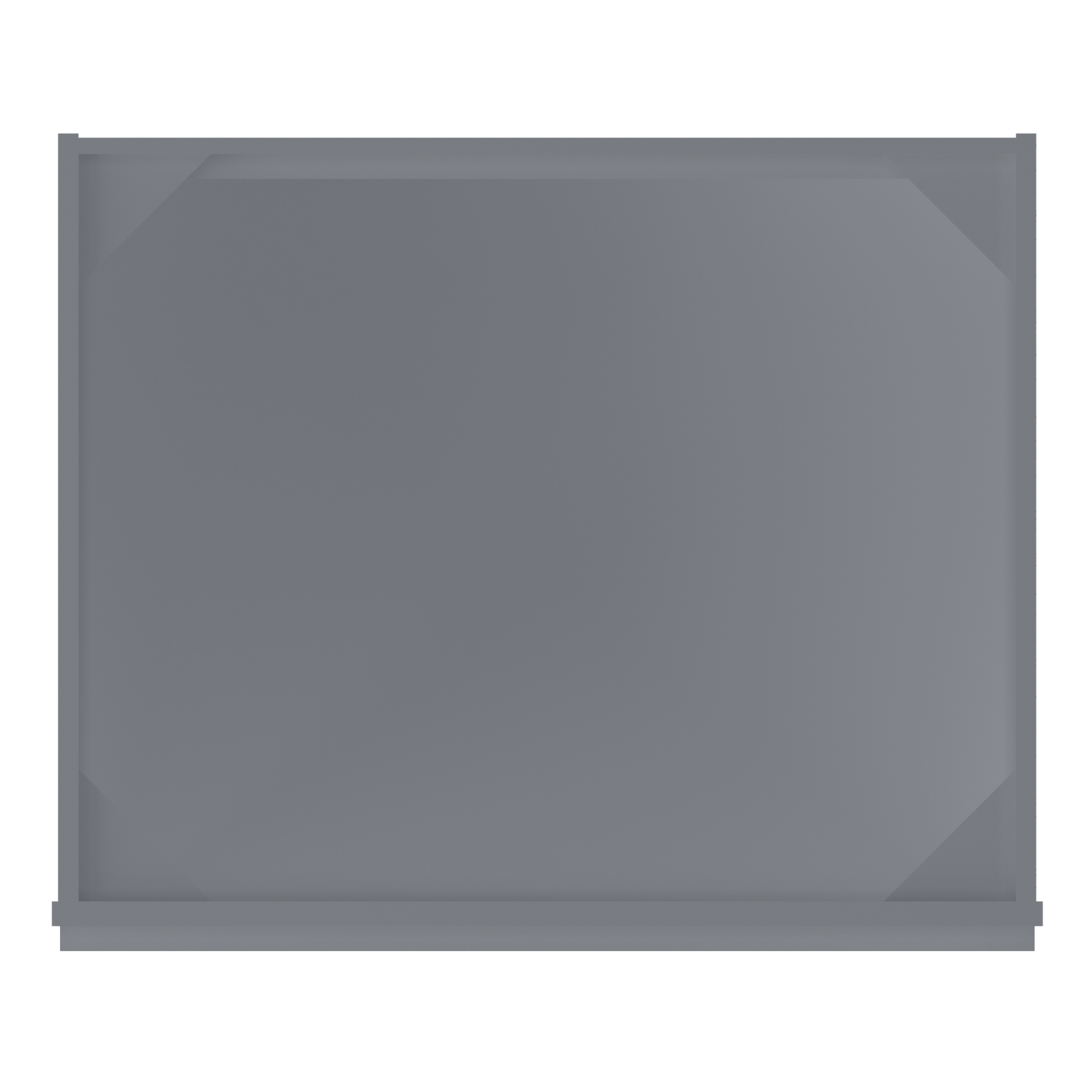 Base microwave cabinet with one drawer BMC30Colonial Gray LessCare 30 in. width 34.5 in. height 24 in. depth - Kitchen
