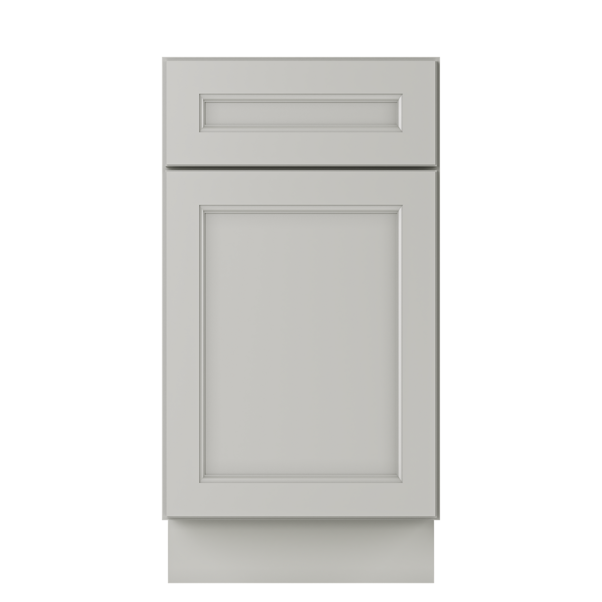 Base Single Door One Drawer 18’’ Wide Milan Pearl Cabinet - Kitchen Cabinets