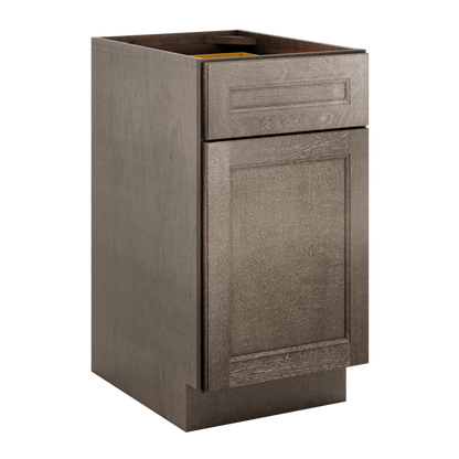 Base Single Door One Drawer 18’’ Wide Milan Slate Cabinet