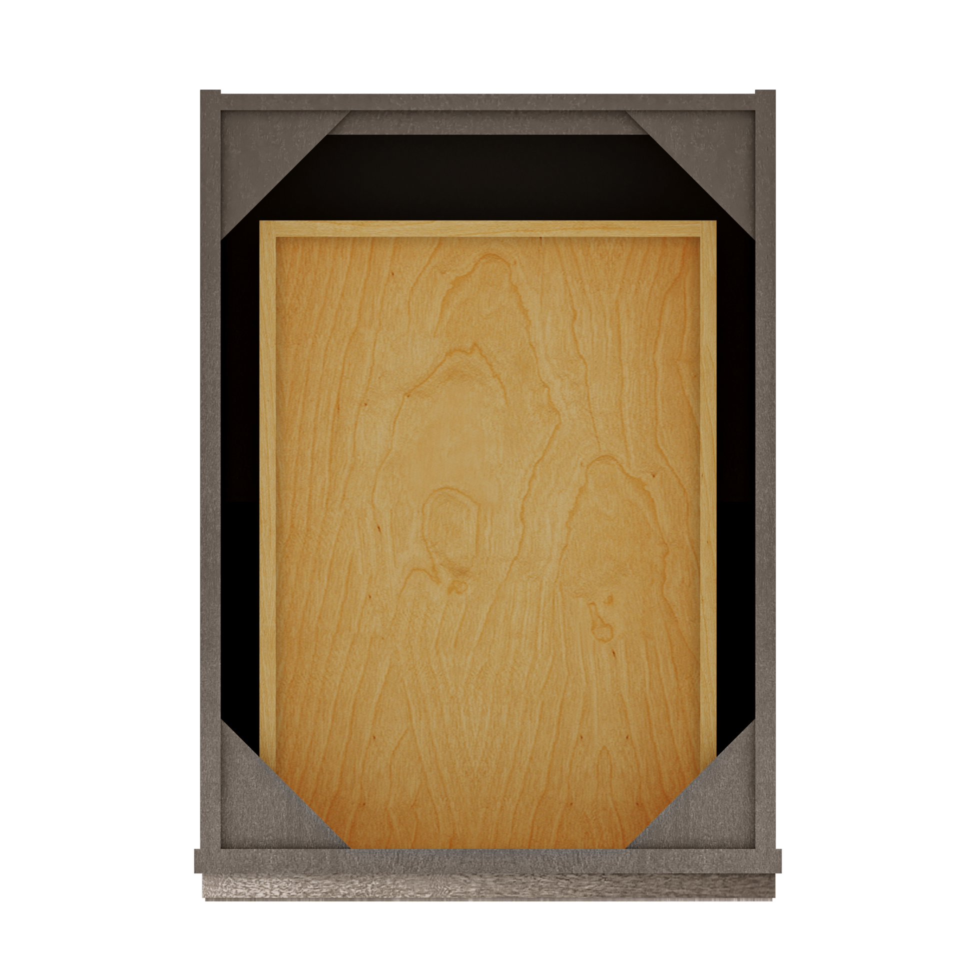 Base Single Door One Drawer 18’’ Wide Milan Slate Cabinet