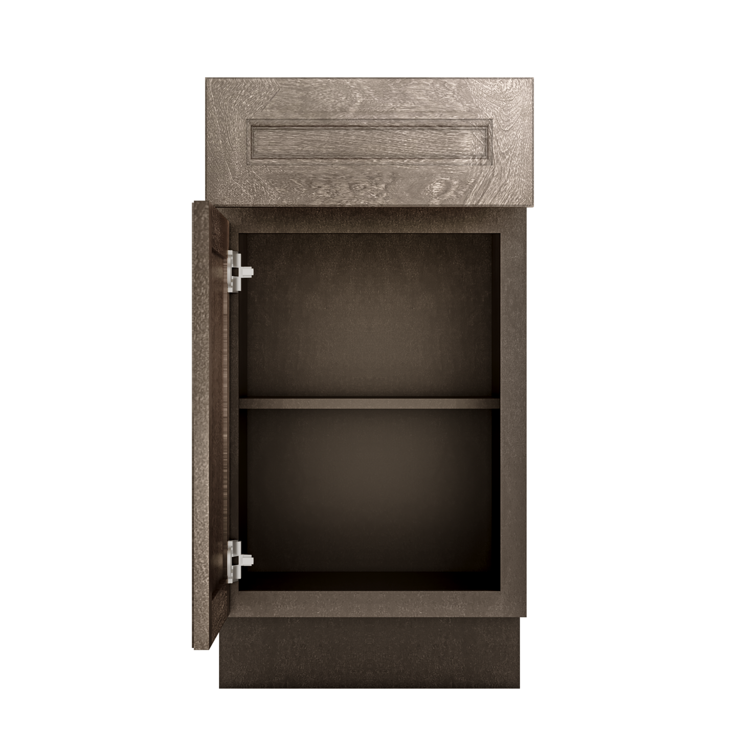 Base Single Door One Drawer 18’’ Wide Milan Slate Cabinet