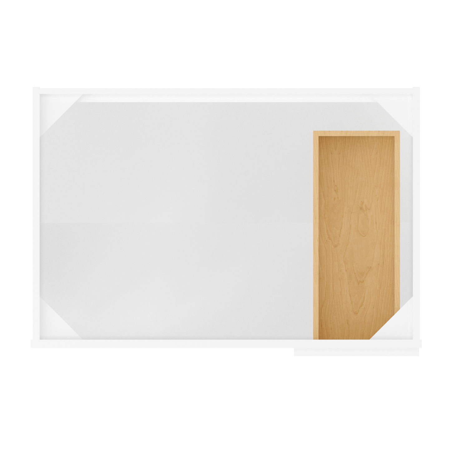 Blind Corner Base Kitchen Cabinet SCB36 Alpina White LessCare 36 in. width 34.5 in. height 24 in. depth - Kitchen