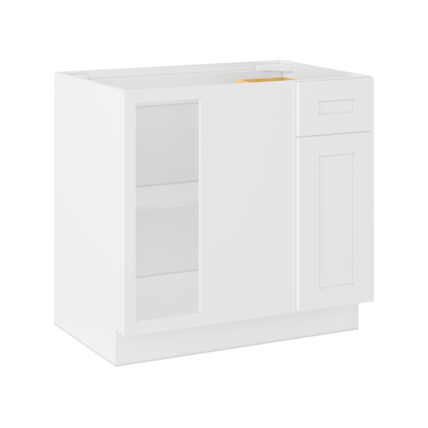 Blind Corner Base Kitchen Cabinet SCB36 Alpina White LessCare 36 in. width 34.5 in. height 24 in. depth - Kitchen
