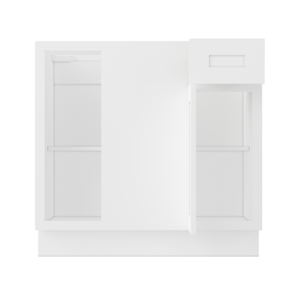 Blind Corner Base Kitchen Cabinet SCB36 Alpina White LessCare 36 in. width 34.5 in. height 24 in. depth - Kitchen