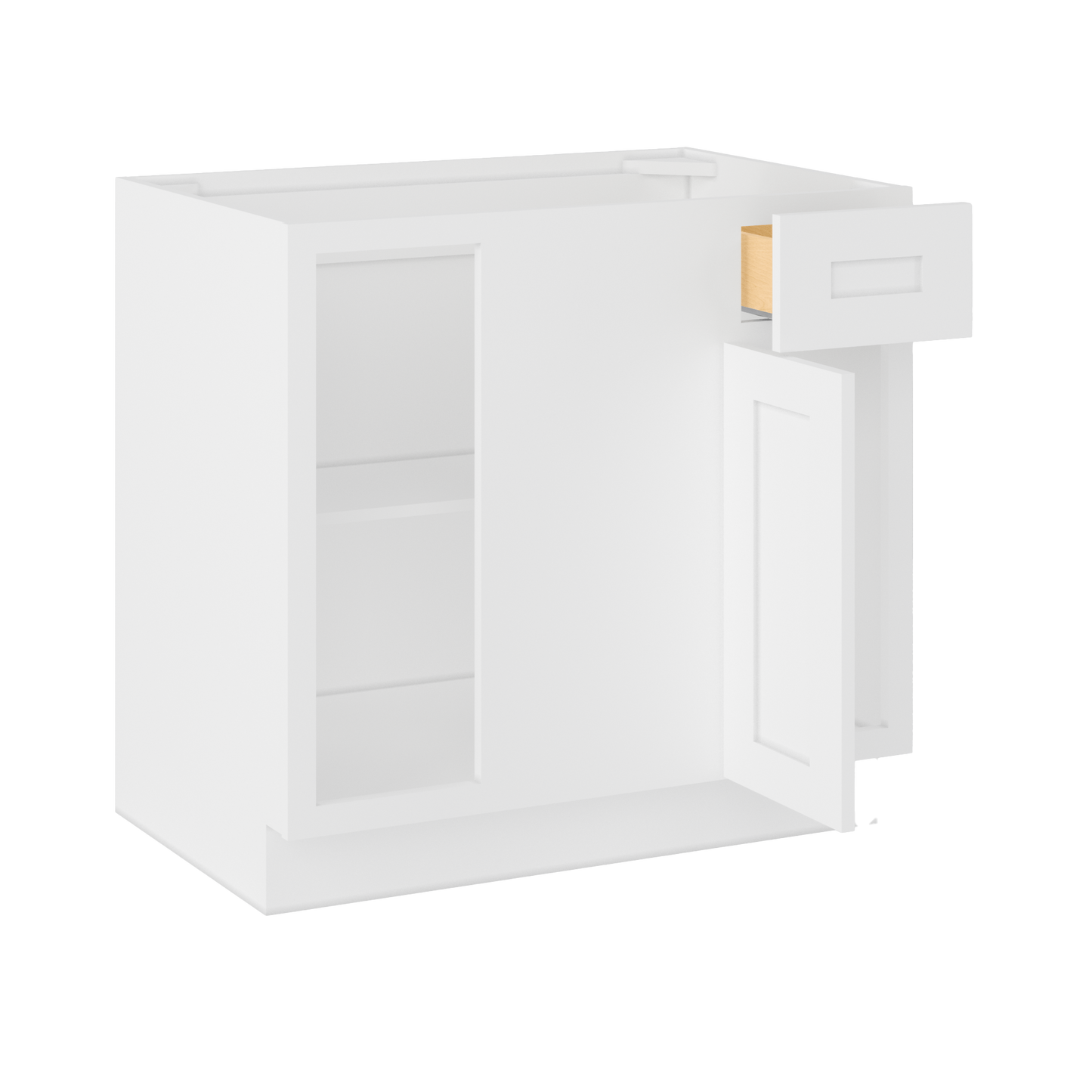 Blind Corner Base Kitchen Cabinet SCB36 Alpina White LessCare 36 in. width 34.5 in. height 24 in. depth - Kitchen