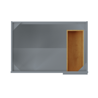 Blind Corner Base Kitchen Cabinet SCB36 Colonial Gray LessCare 36 in. width 34.5 in. height 24 in. depth - Kitchen