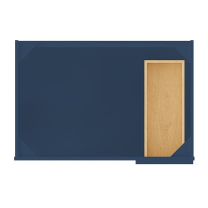 Blind Corner Base Kitchen Cabinet SCB36 Danbury Blue LessCare 36 in. width 34.5 in. height 24 in. depth - Kitchen