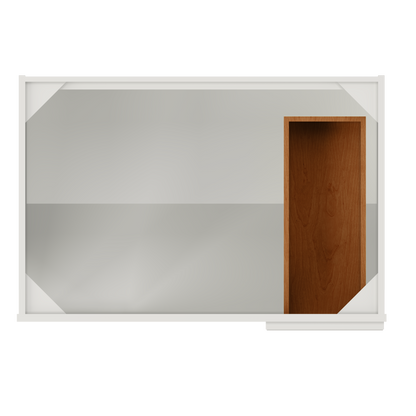 Blind Corner Base Kitchen Cabinet SCB36 Milan Pearl 36 in. width 34.5 in. height 24 in. depth - Kitchen Cabinets
