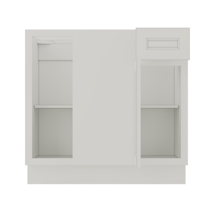 Blind Corner Base Kitchen Cabinet SCB36 Milan Pearl 36 in. width 34.5 in. height 24 in. depth - Kitchen Cabinets