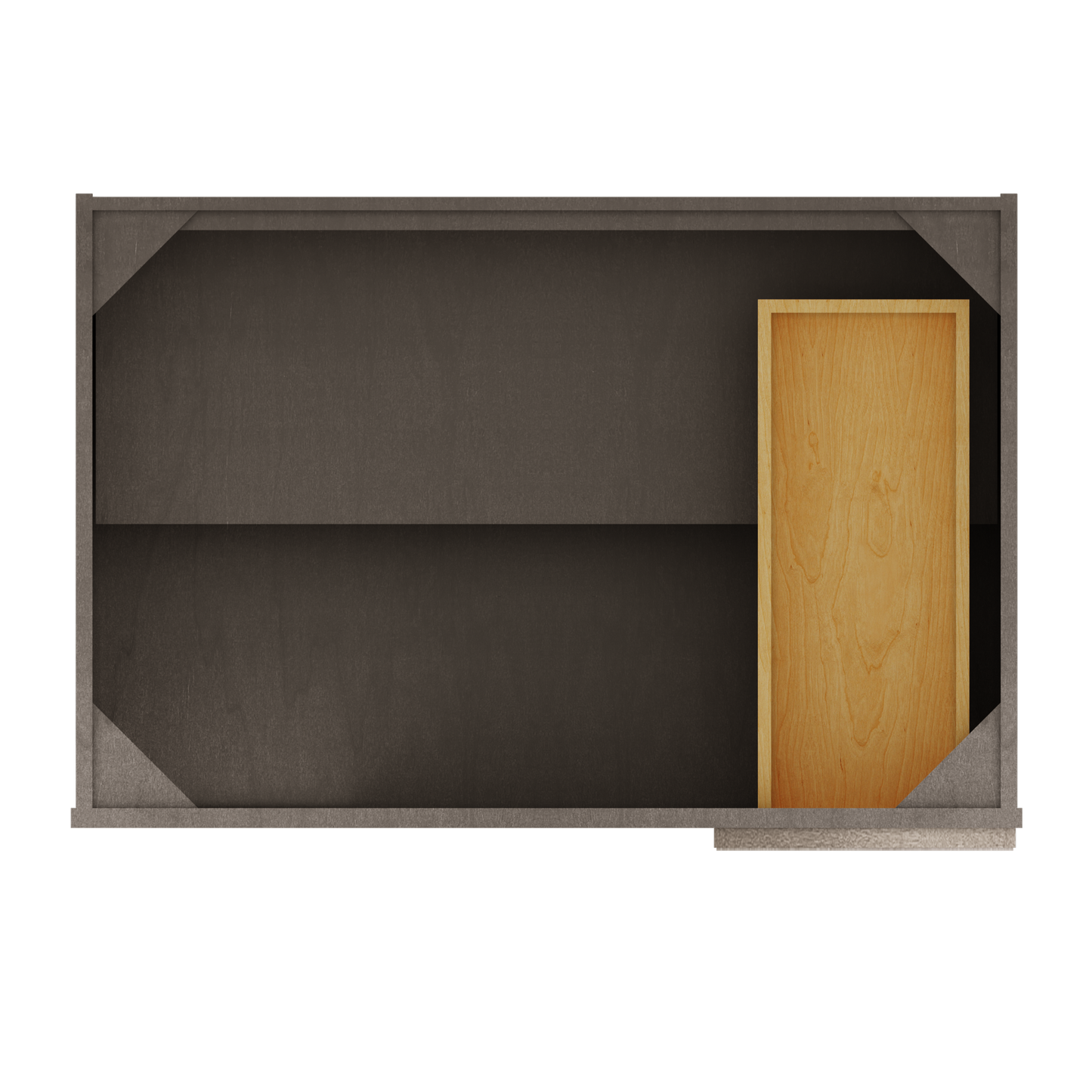 Blind Corner Base Kitchen Cabinet SCB36 Milan Slate 36 in. width 34.5 in. height 24 in. depth - Kitchen Cabinets