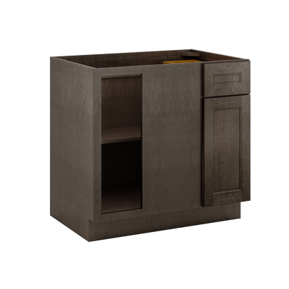 Blind Corner Base Kitchen Cabinet SCB36 Milan Slate 36 in. width 34.5 in. height 24 in. depth - Kitchen Cabinets
