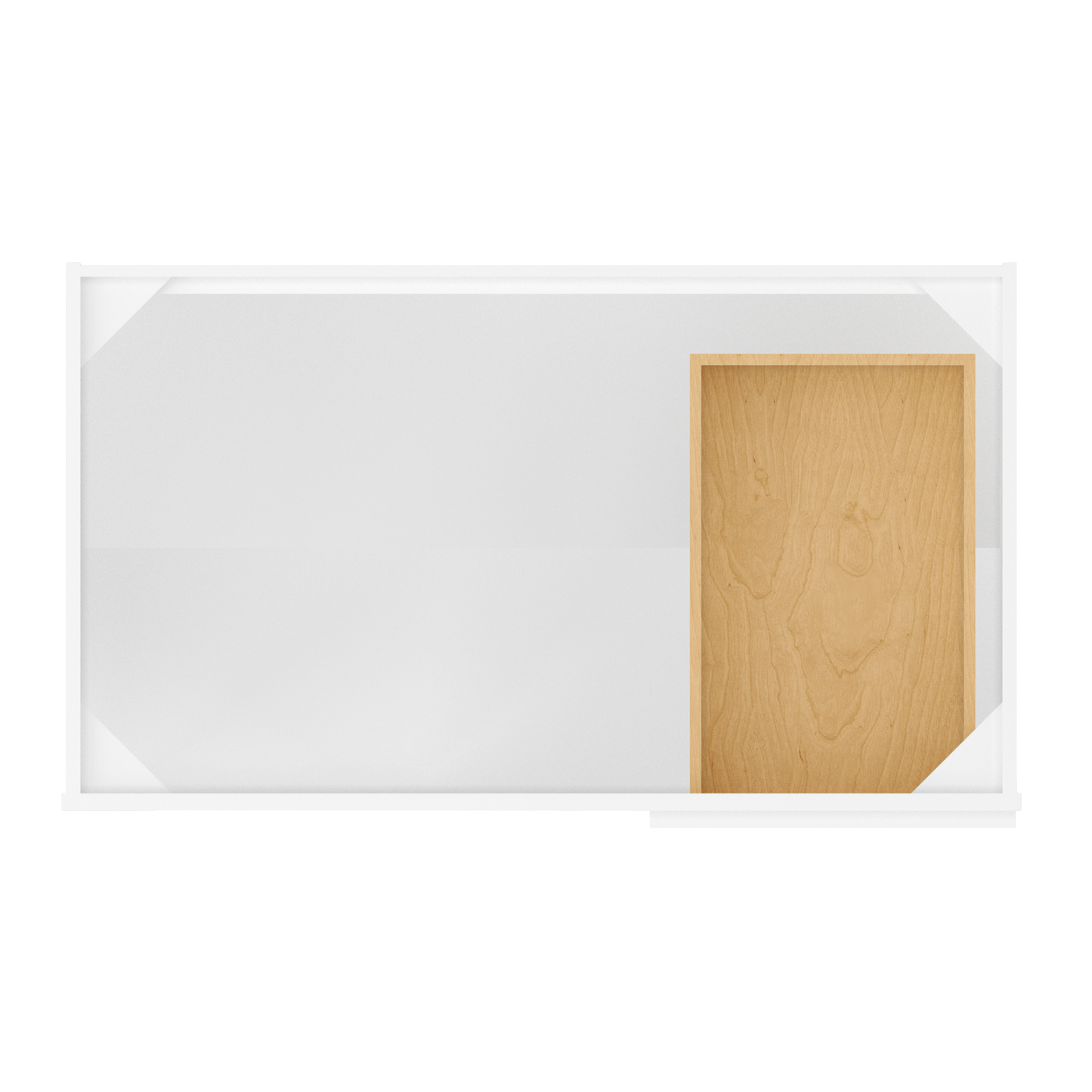 Blind Corner Base Kitchen Cabinet SCB42 Alpina White LessCare 42 in. width 34.5 in. height 24 in. depth - Kitchen