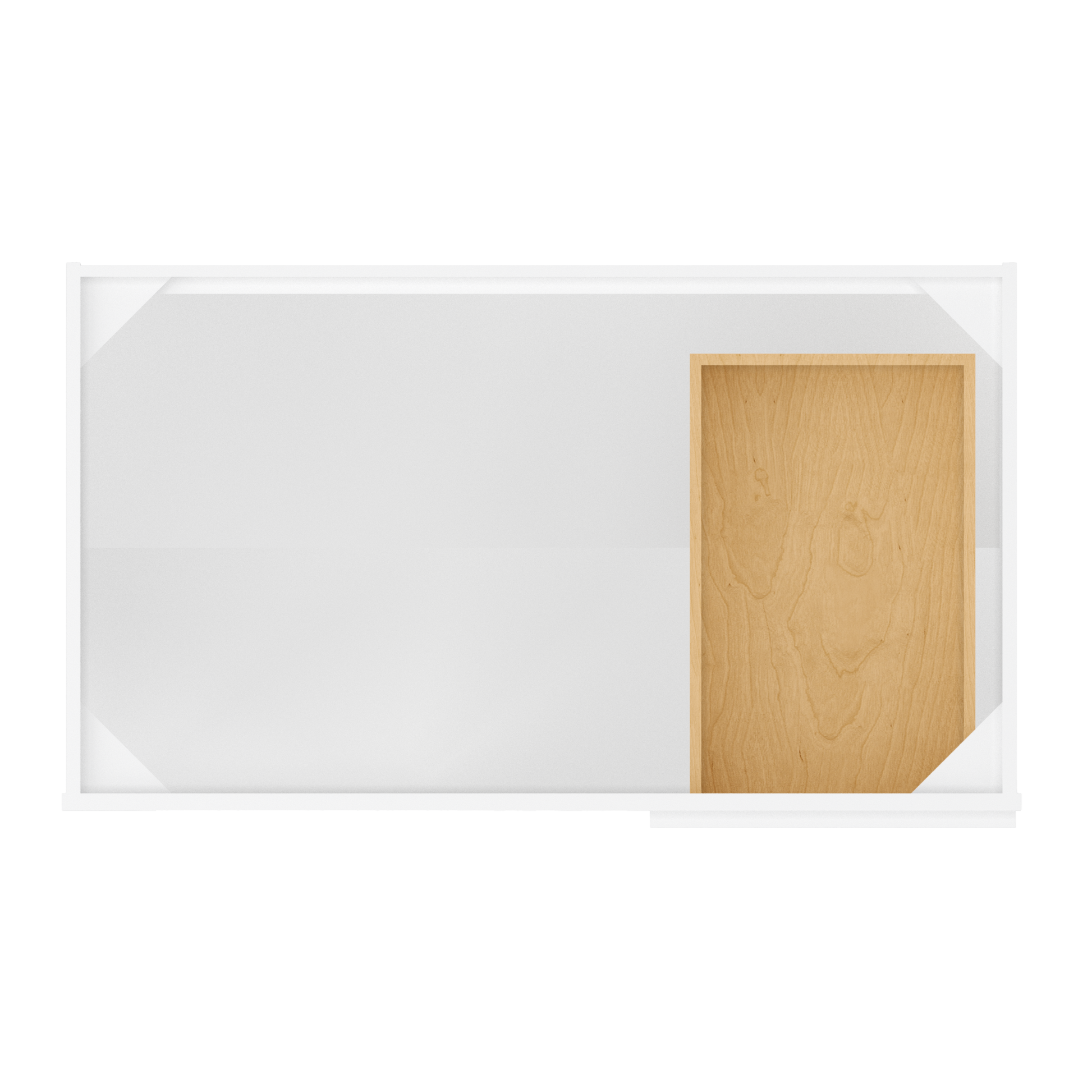 Blind Corner Base Kitchen Cabinet SCB42 Alpina White LessCare 42 in. width 34.5 in. height 24 in. depth - Kitchen