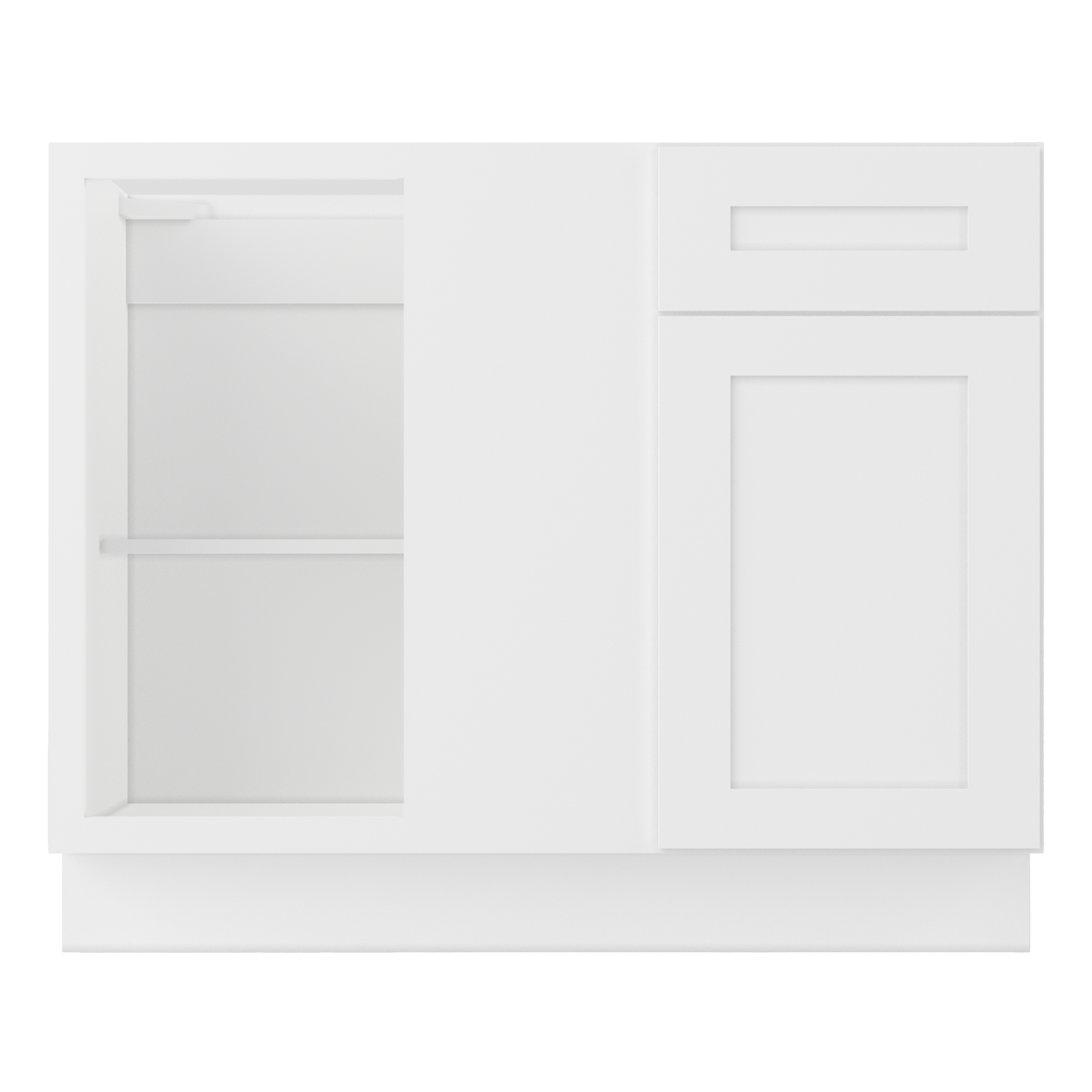 Blind Corner Base Kitchen Cabinet SCB42 Alpina White LessCare 42 in. width 34.5 in. height 24 in. depth - Kitchen