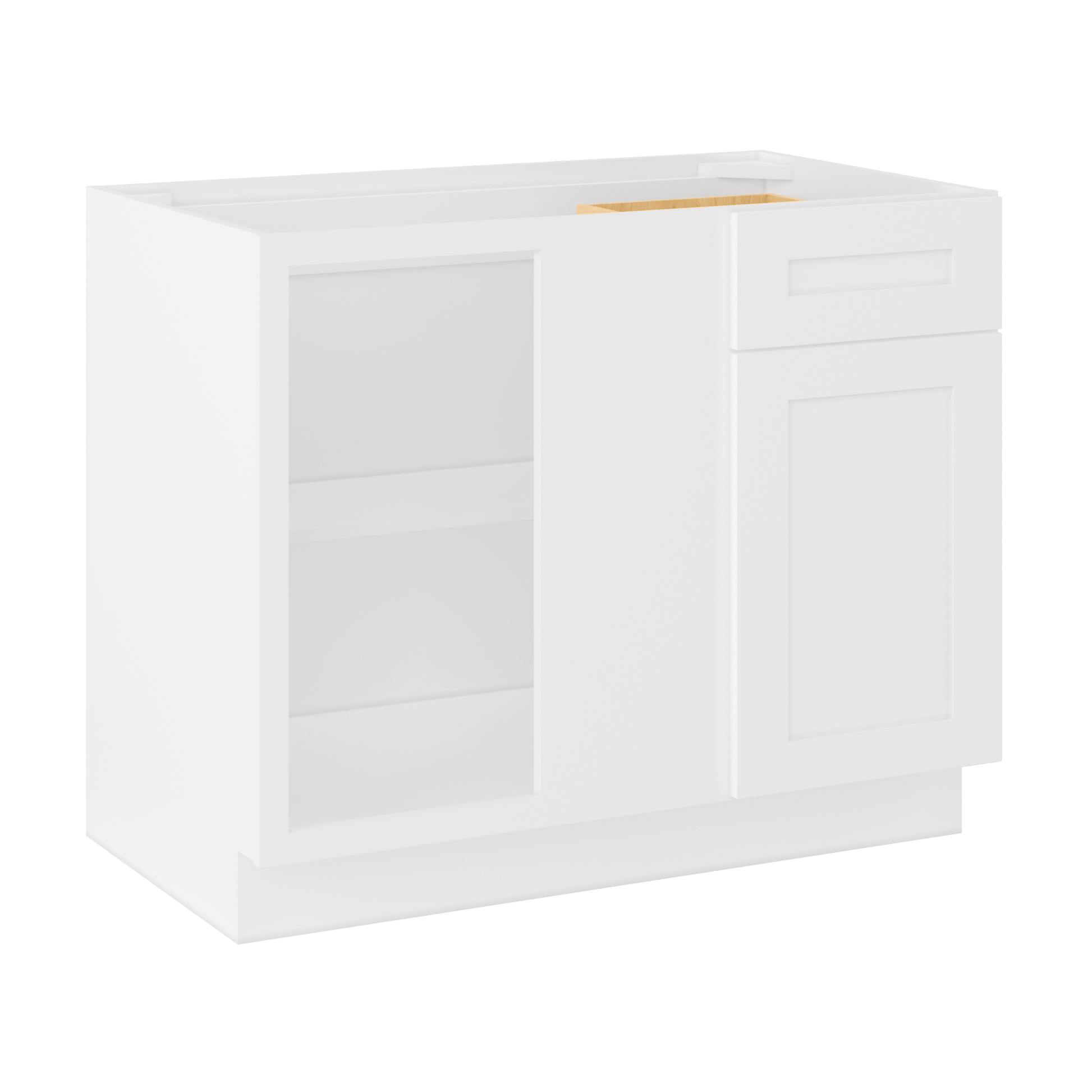 Blind Corner Base Kitchen Cabinet SCB42 Alpina White LessCare 42 in. width 34.5 in. height 24 in. depth - Kitchen